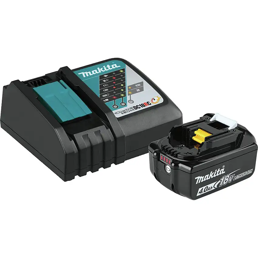 Makita 18V LXT 4 Ah Lithium-Ion Compact Battery and Rapid Charger Kit - BL1840BDC1