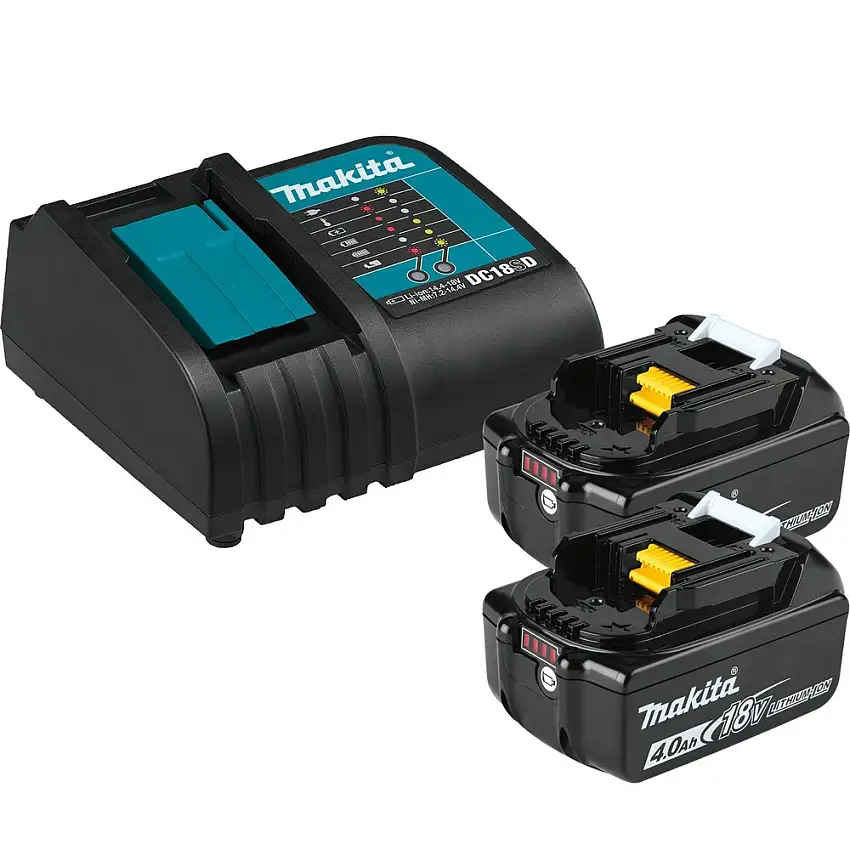 Makita 18V LXT 4 Ah Lithium-Ion Battery and Charger Starter Pack - BL1840BSC2