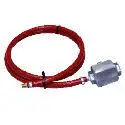 CS Unitec TX-1HHW-F 1/4" NPT Inline Oiler and Filter with 3' of Hose
