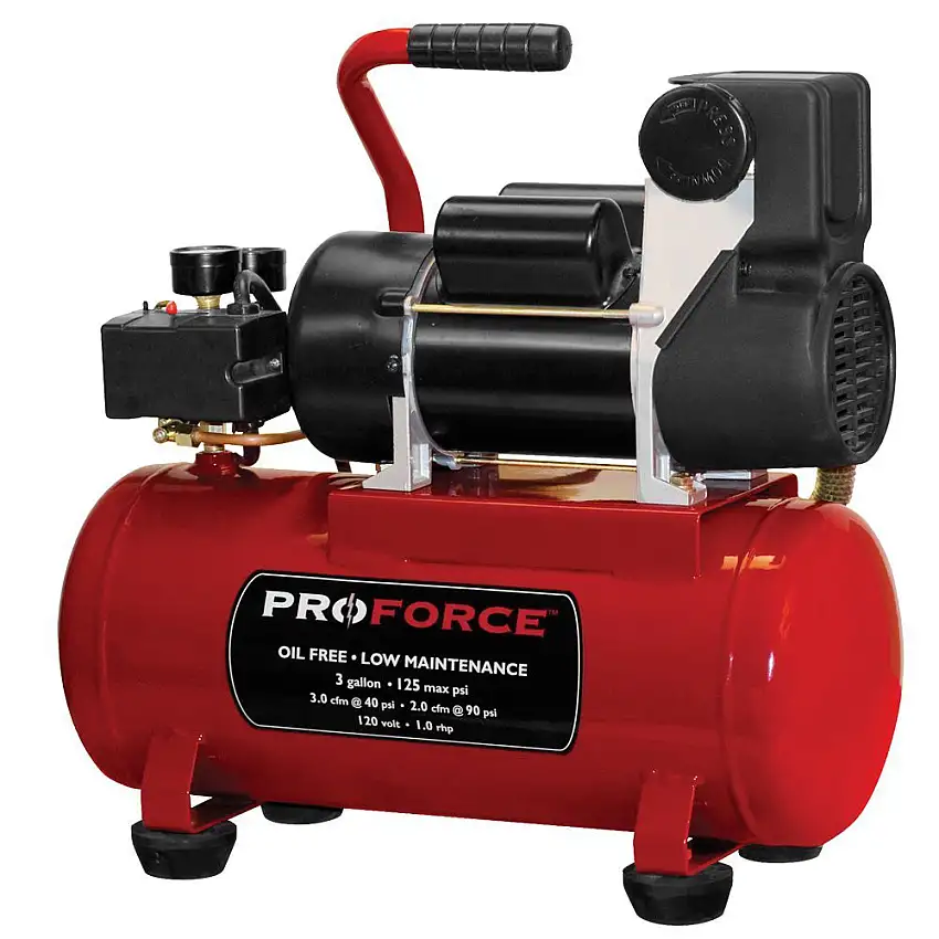ProForce 1 HP 3 Gallon Oil-Free Hotdog Air Compressor - VPF1080318