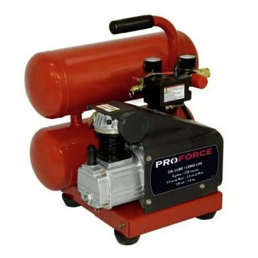 ProForce 1 HP 4 Gallon Oil-Free Twin Stack Air Compressor - VSF1080421