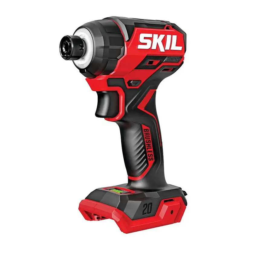 Skil 20V PWRCORE 20 Brushless Sub-Compact Lithium-Ion 1/4 in. Cordless Impact Driver (Tool Only) - ID6739B-00