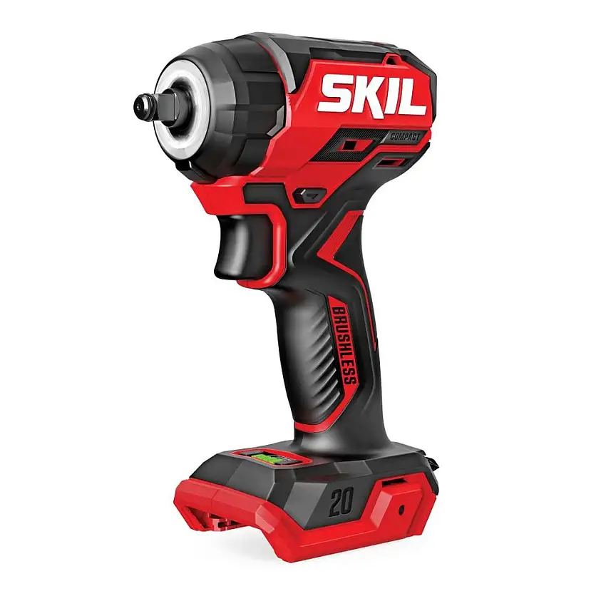 Skil 20V PWRCORE 20 Brushless Sub-Compact Lithium-Ion 3/8 in. Cordless Impact Wrench (Tool Only) - IW6739B-00