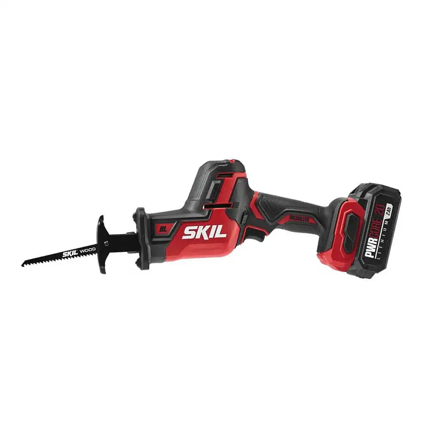 Skil 20V PWRCORE 20 Brushless Compact Lithium-Ion Cordless Reciprocating Saw Kit (2 Ah) - RS5825B-10