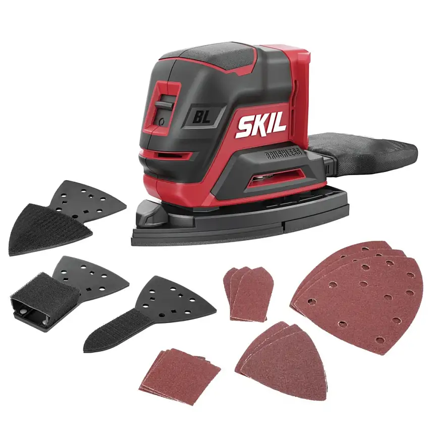 Skil 20V PWRCORE 20 Brushless Compact Lithium-Ion Cordless Multi-Sander (Tool Only) - SR6607B-00