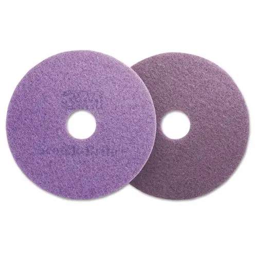 Scotch-Brite 20 in. Diameter Diamond Floor Pads - Purple (5/Carton)