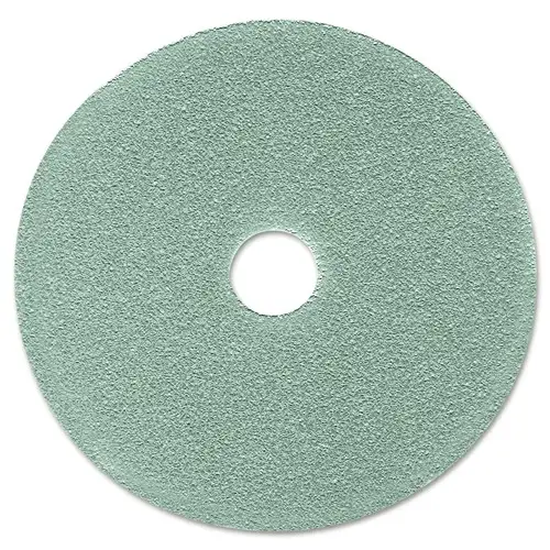 3M 3100 19 in. Diameter Ultra High-Speed Floor Burnishing Pads - Aqua (5/Carton)