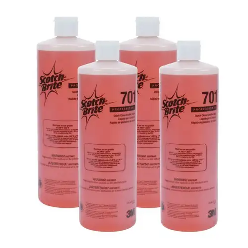 Scotch-Brite PROFESSIONAL 701 Quick Clean 1 Quart Bottle Griddle Liquid (4/Carton)