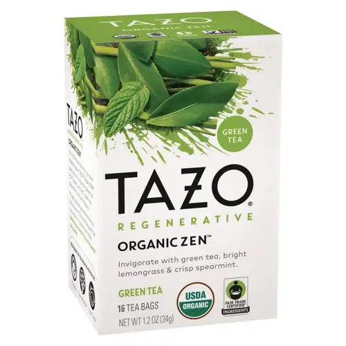 Tazo 1.2 oz. Tea Bags - Organic Zen (96/Carton)