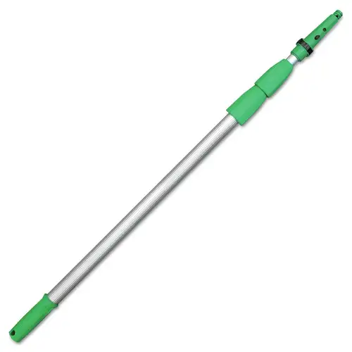 Unger 14 ft. Three Sections Opti-Loc Aluminum Extension Pole - Green/Silver