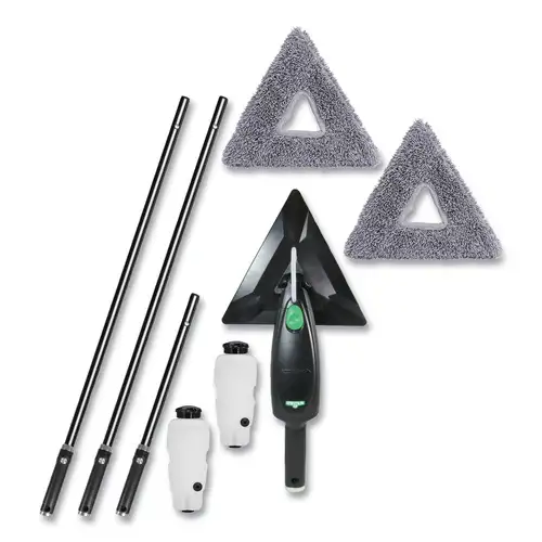Unger Stingray Refillable Microfiber Cleaning Kit with Carrying Bag (8/Kit)