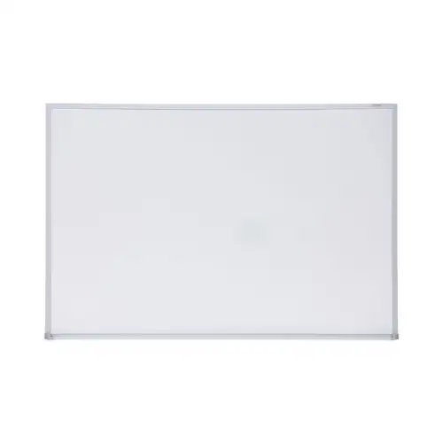 Universal 36 in. x 24 in. Melamine Dry Erase Board with Anodized Aluminum Frame - White Surface