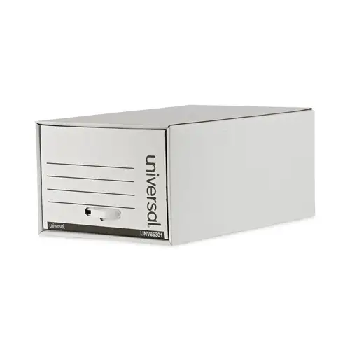 Universal 17.25 in. x 25.5 in. x 11.5 in. Heavy-Duty Legal File Storage Drawers - White (6/Carton)