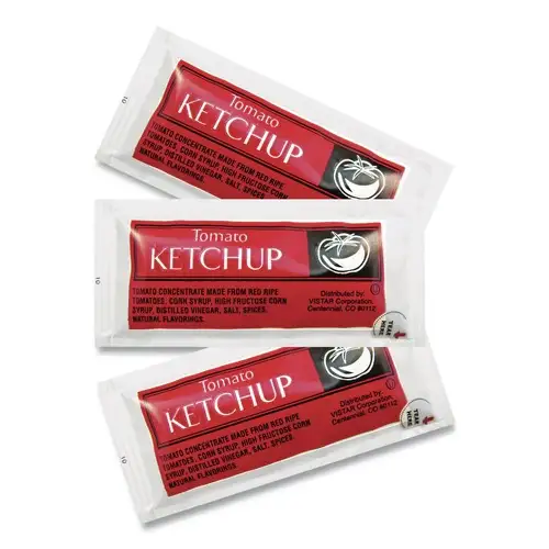 Vistar 0.25 oz. Condiment Packets - Ketchup (200/Carton)